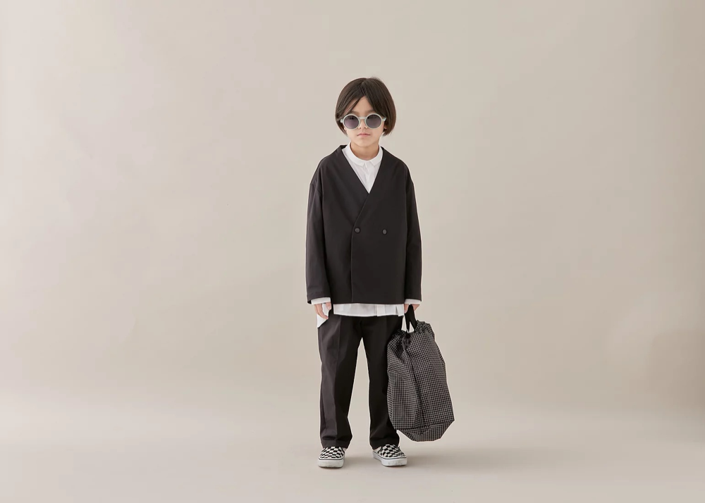 儿童黑色长裤