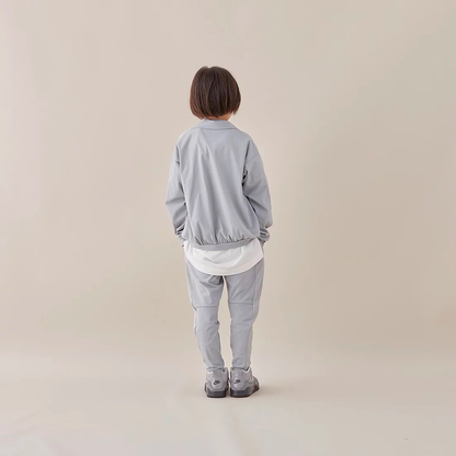 儿童灰色长裤