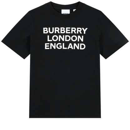 Boys Black Cotton T-Shirt