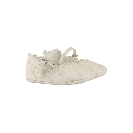 Baby Girls Ivory Ballet Flats