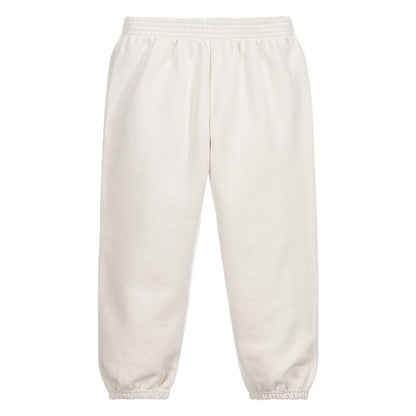 Boys & Girls Chalky White Logo Jogging Pants