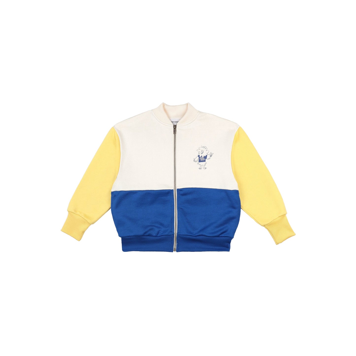 Girls White Bird Zip-Up Sweatshirt