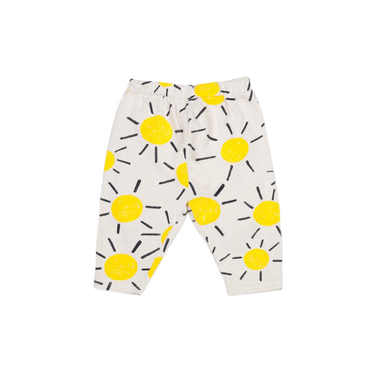 Baby Girls White Sun Cotton Trousers