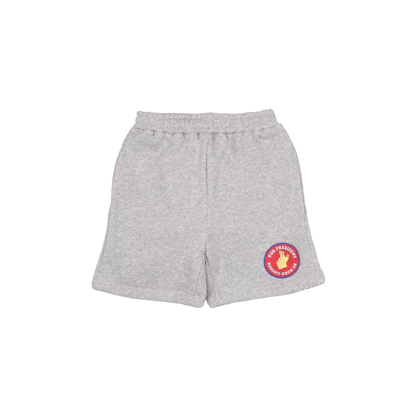 Girls Grey Fingers Cotton Shorts