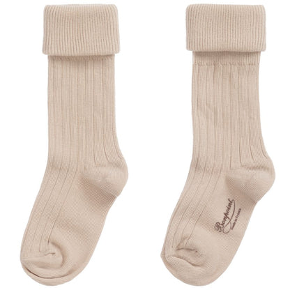 Boys & Girls Puce Grey Socks