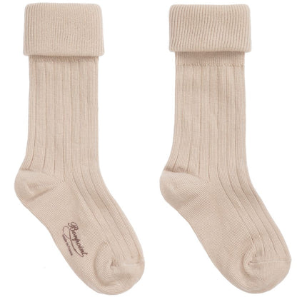 Boys & Girls Puce Grey Socks