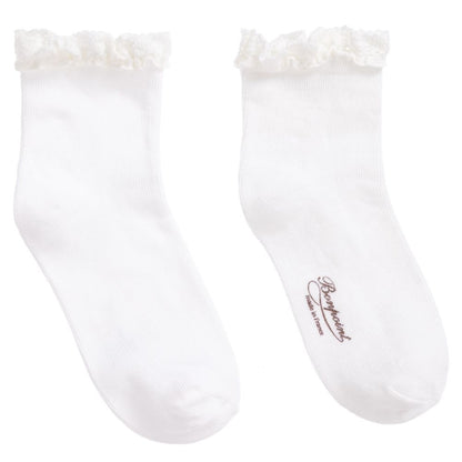 Girls Off White Socks