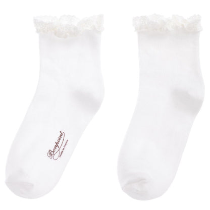 Girls Off White Socks