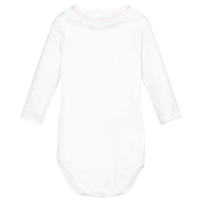 Baby Boys & Girls Pink Cotton Romper