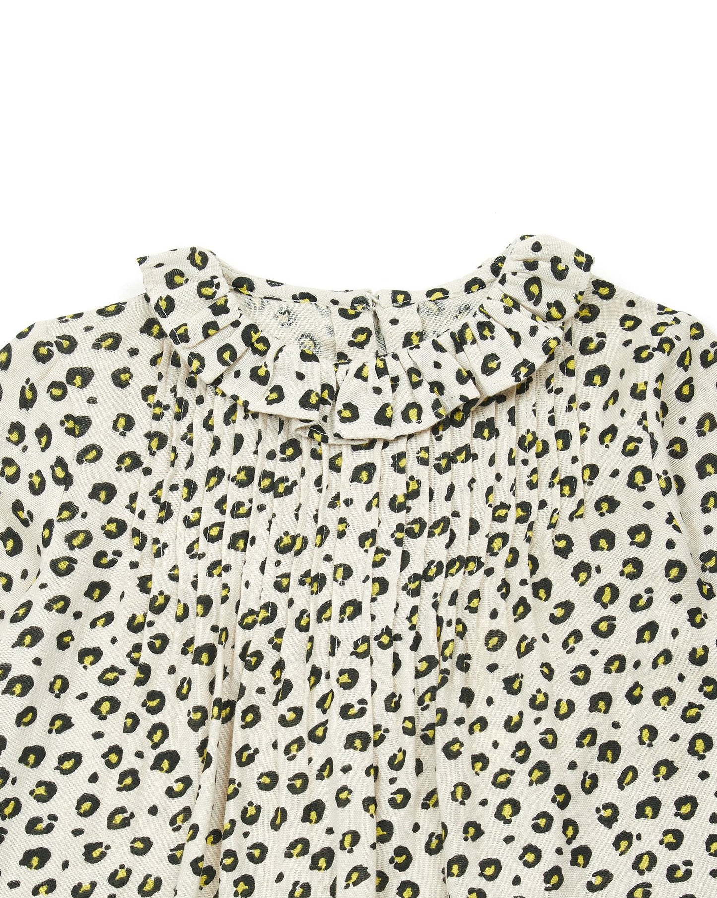Girls Leopard Cotton Blouse