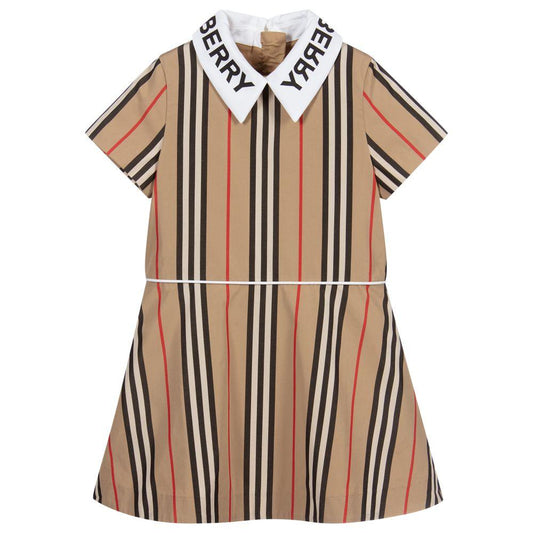 Girls Archive Beige Cotton Dress