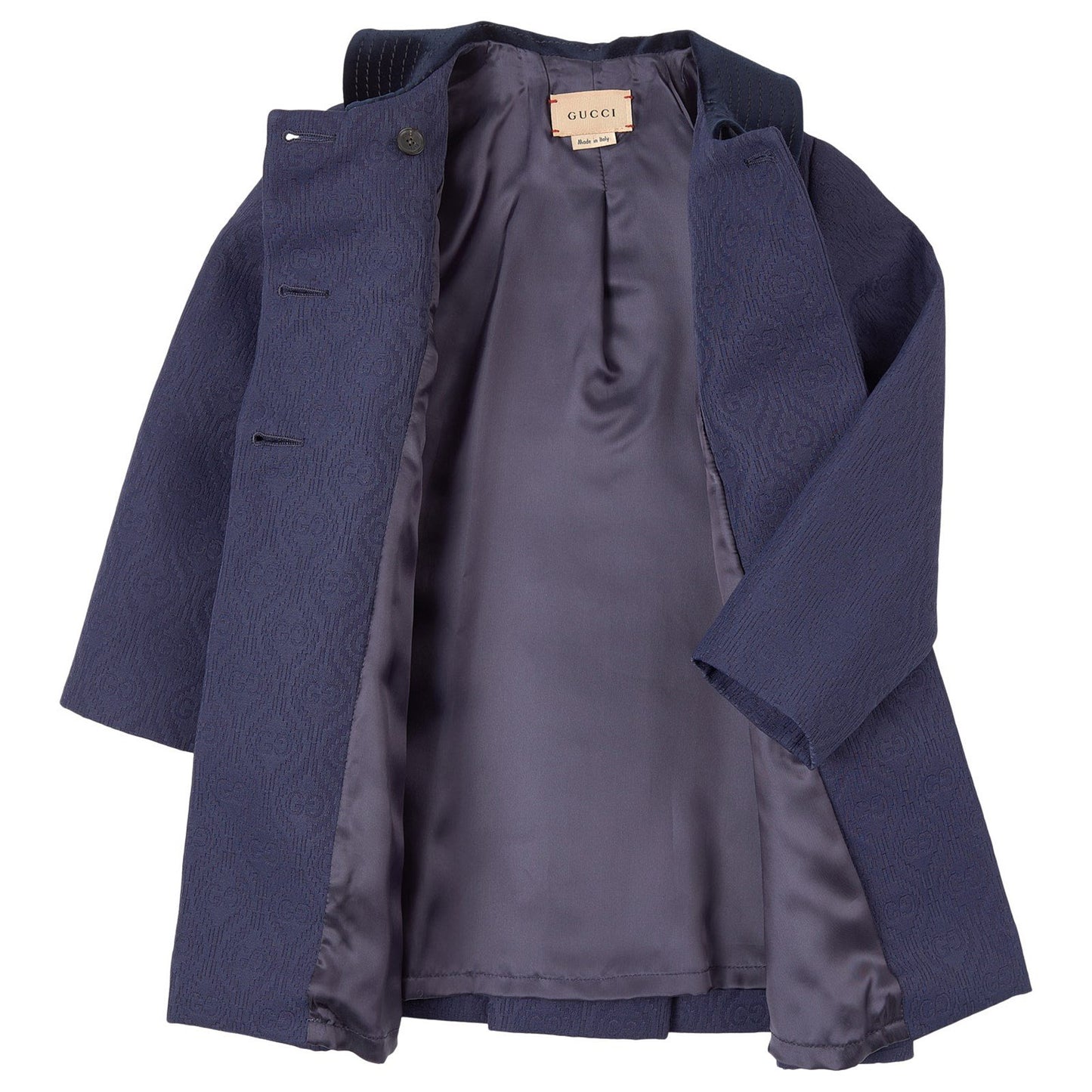 Baby Girls Dark Blue Coat