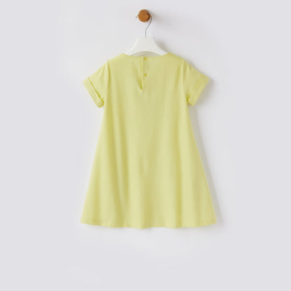 Girls Light Yellow Dress