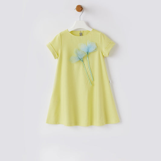 Girls Light Yellow Dress