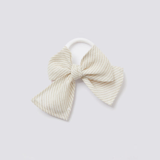 Girls Small Beige Line Hair Accessory