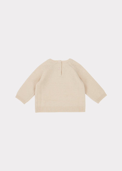 Baby Boys & Girls Cream Jay Jumper