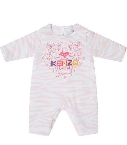 Baby Girls Light Pink Babysuit