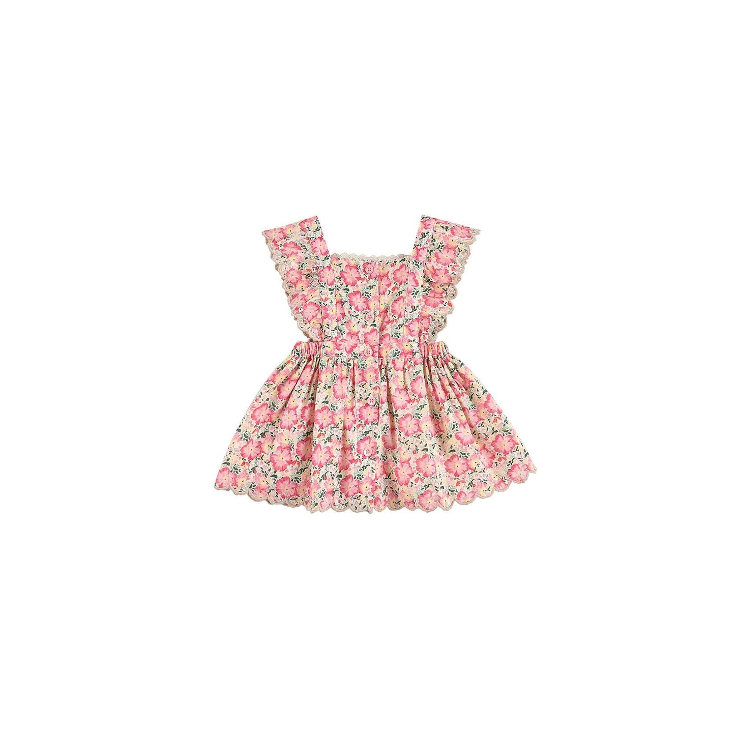 Girls Pink Meadow Dress