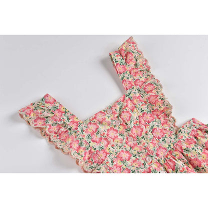Girls Pink Meadow Dress
