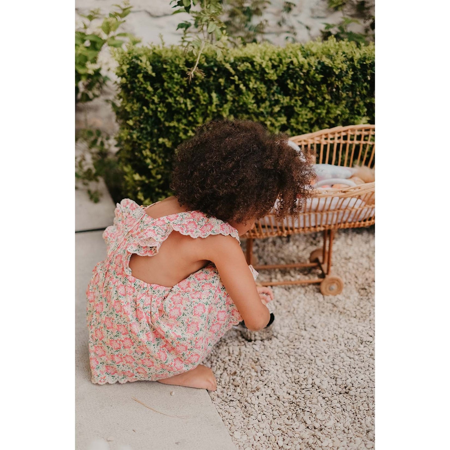 Girls Pink Meadow Dress