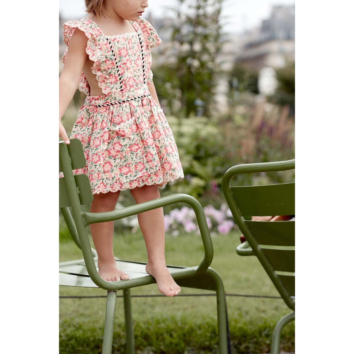 Girls Pink Meadow Dress