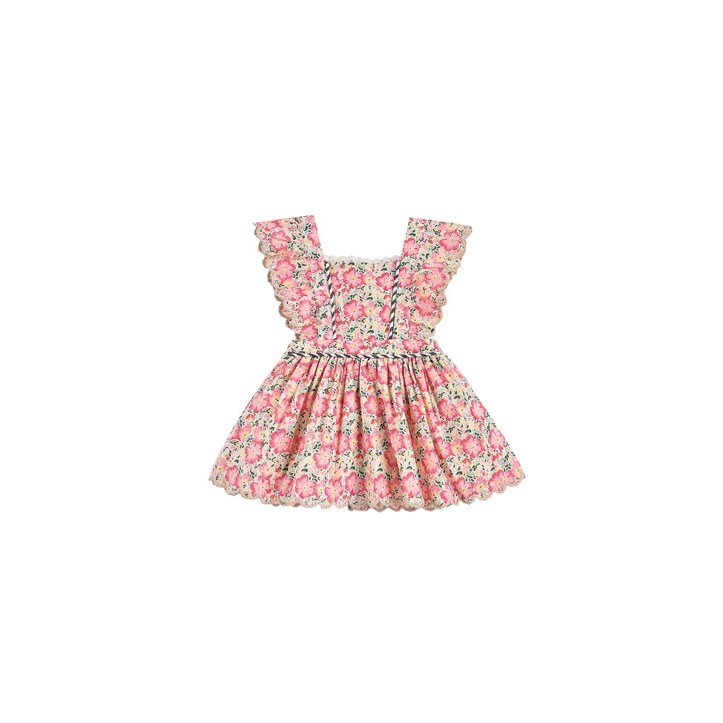 Girls Pink Meadow Dress