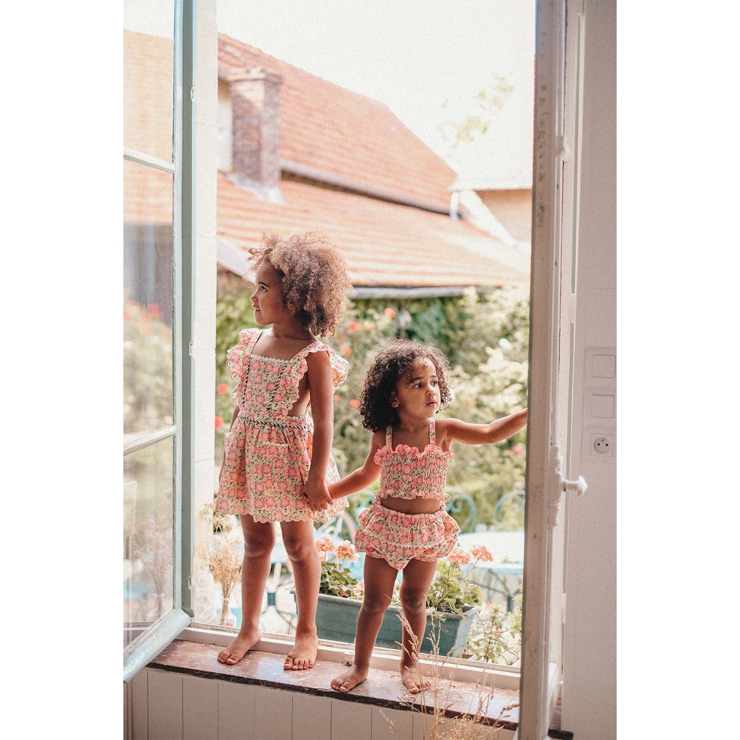 Girls Pink Meadow Dress
