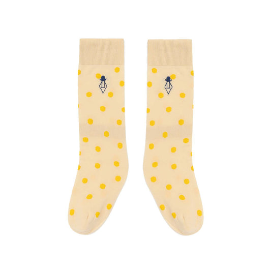 Girls White Logo Cotton Socks