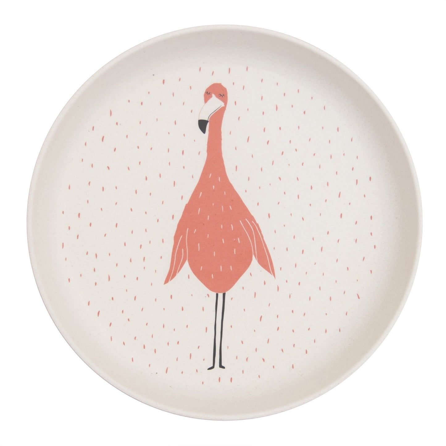 Plate Mrs. Flamingo